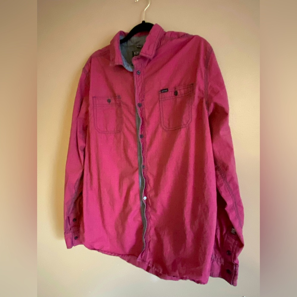 Men’s Buffalo by David Bitton Long Sleeve Button Down Dress Shirt